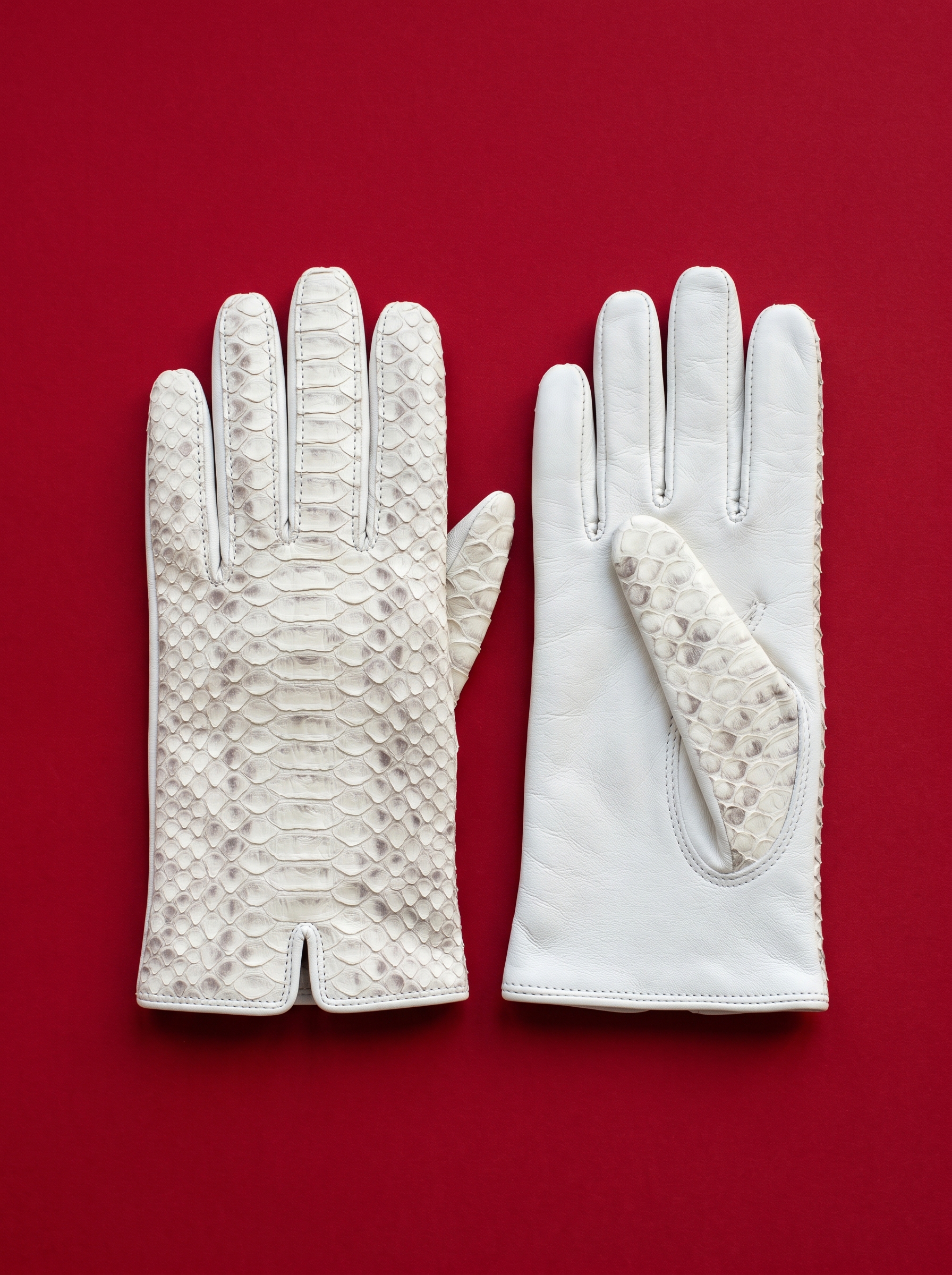 Atelier Python Leather Gloves